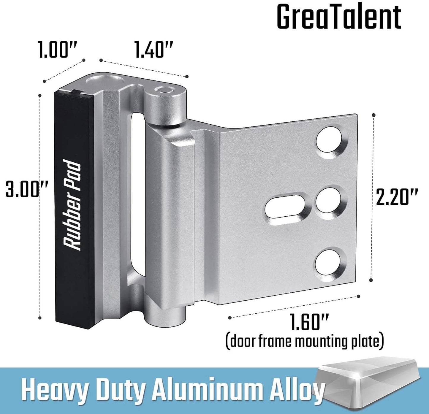 Home Security Door Reinforcement Lock