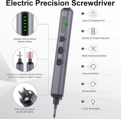 MINI 69-in-1 Mini Electric Precision Screwdriver Set