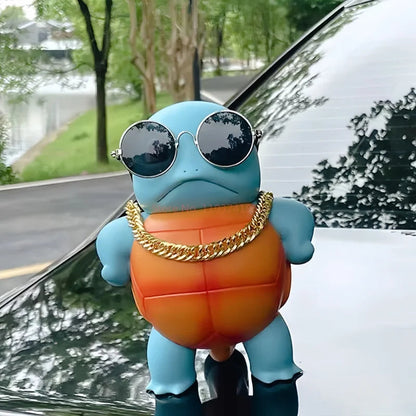 Turtle Water-Spraying Car Accessory