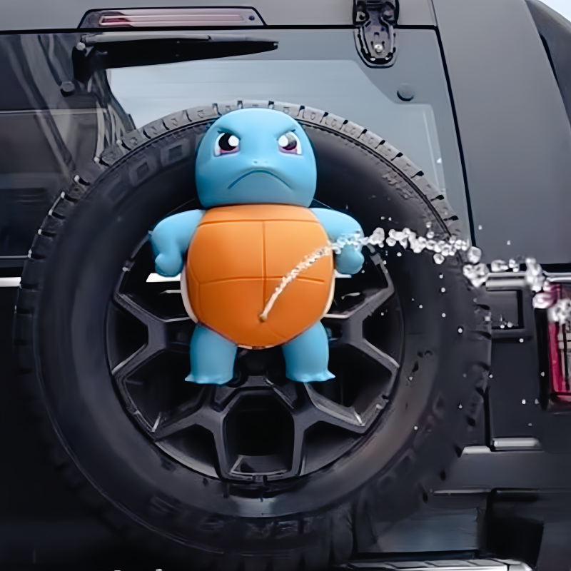 Turtle Water-Spraying Car Accessory